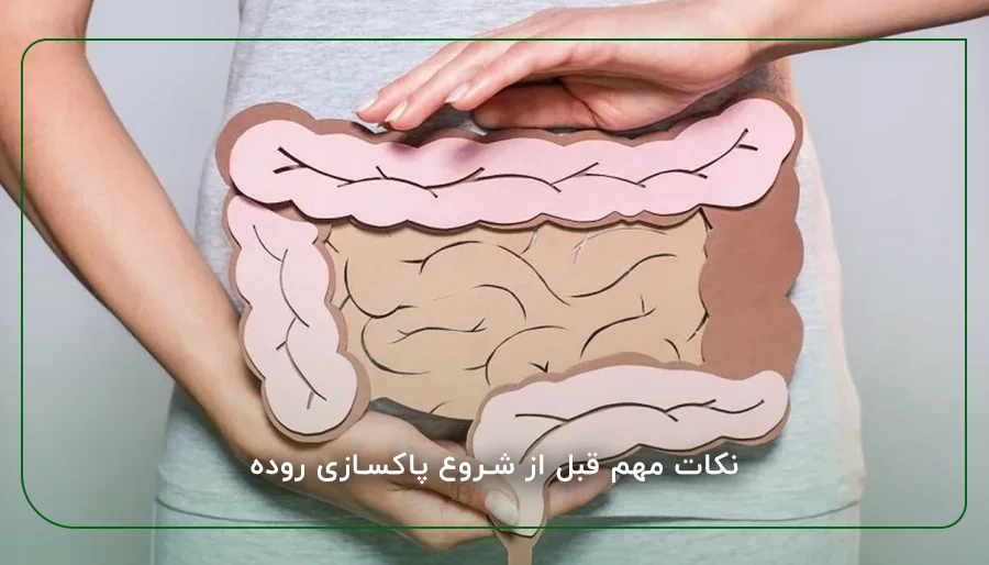 نکات مهم قبل از شروع پاکسازی روده